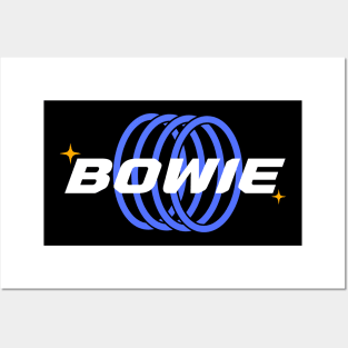 Bowie // Blue Ring Posters and Art